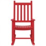 Mecedora para niños madera maciza de álamo roja de , Mecedoras - Ref: Foro24-4008878, Precio: 77,52 €, Descuento: %