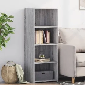 Aparador alto madera de ingeniería gris Sonoma 45x41x124 cm by , Sideboards - Ref: Foro24-846395, Price: 61,59 €, Discount: %