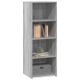 Aparador alto madera de ingeniería gris Sonoma 45x41x124 cm de , Aparadores - Ref: Foro24-846395, Precio: 62,33 €, Descuento: %