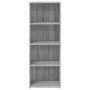 Aparador alto madera de ingeniería gris Sonoma 45x41x124 cm de , Aparadores - Ref: Foro24-846395, Precio: 62,33 €, Descuento: %