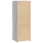 Aparador alto madera de ingeniería gris Sonoma 45x41x124 cm de , Aparadores - Ref: Foro24-846395, Precio: 62,33 €, Descuento: %