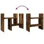 Organizador escritorio madera roble ahumado 34,5x15,5x35,5 cm de , Clasificación y organización - Ref: Foro24-848056, Precio:...