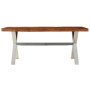 Mesa de comedor de madera maciza 180x90x76 cm en Mesas de comedor | Comprar online en Foru.es