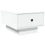 Mesa de centro madera de ingeniería blanco 60x45x31 cm de , Mesas de centro - Ref: Foro24-848080, Precio: 64,28 €, Descuento: %