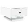 Mesa de centro madera de ingeniería blanco 60x45x31 cm de , Mesas de centro - Ref: Foro24-848080, Precio: 65,29 €, Descuento: %