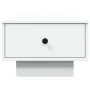 Mesa de centro madera de ingeniería blanco 60x45x31 cm de , Mesas de centro - Ref: Foro24-848080, Precio: 64,28 €, Descuento: %
