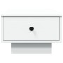 Mesa de centro madera de ingeniería blanco 60x45x31 cm de , Mesas de centro - Ref: Foro24-848080, Precio: 65,29 €, Descuento: %