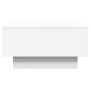 Mesa de centro madera de ingeniería blanco 60x45x31 cm de , Mesas de centro - Ref: Foro24-848080, Precio: 65,29 €, Descuento: %