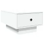 Mesa de centro madera de ingeniería blanco 60x45x31 cm de , Mesas de centro - Ref: Foro24-848080, Precio: 64,28 €, Descuento: %