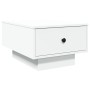 Mesa de centro madera de ingeniería blanco 60x45x31 cm de , Mesas de centro - Ref: Foro24-848080, Precio: 65,29 €, Descuento: %