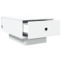 Mesa de centro madera de ingeniería blanco 60x45x31 cm de , Mesas de centro - Ref: Foro24-848080, Precio: 65,29 €, Descuento: %