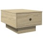 Mesa de centro madera de ingeniería roble Sonoma 60x45x31 cm de , Mesas de centro - Ref: Foro24-848082, Precio: 64,70 €, Desc...