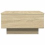 Mesa de centro madera de ingeniería roble Sonoma 60x45x31 cm de , Mesas de centro - Ref: Foro24-848082, Precio: 64,70 €, Desc...