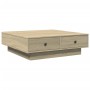 Mesa de centro madera de ingeniería roble Sonoma 90x90x28 cm de , Mesas de centro - Ref: Foro24-848089, Precio: 100,22 €, Des...