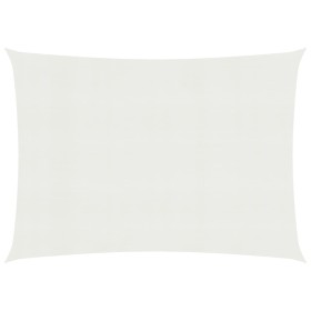 Toldo de vela blanco HDPE 160 g/m² 6x7 m de vidaXL, Sombrillas - Ref: Foro24-311249, Precio: 81,07 €, Descuento: %