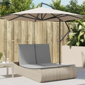 Tumbona doble con cojines ratán sintético beige von , Liegen - Ref: Foro24-368093, Preis: 308,95 €, Rabatt: %