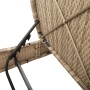 Tumbona doble con cojines ratán sintético beige de , Tumbonas - Ref: Foro24-368093, Precio: 280,30 €, Descuento: %