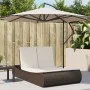 Tumbona doble con cojines ratán sintético marrón de , Tumbonas - Ref: Foro24-368091, Precio: 313,44 €, Descuento: %