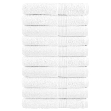 Toallas de sauna SOLUND 10 unidades blanco 80x200 cm 600 gsm de , Toallas - Ref: Foro24-137138, Precio: 175,52 €, Descuento: %