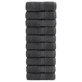 Toallas SOLUND 10 unidades gris antracita 30x30 cm 600 gsm de , Toallas - Ref: Foro24-137150, Precio: 26,28 €, Descuento: %