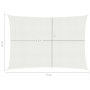 Toldo de vela blanco HDPE 160 g/m² 6x7 m de vidaXL, Sombrillas - Ref: Foro24-311249, Precio: 81,07 €, Descuento: %