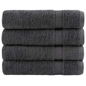 Toallas de baño SOLUND 4 unidades antracita 100x150 cm 600 gsm de , Toallas - Ref: Foro24-137165, Precio: 78,42 €, Descuento: %