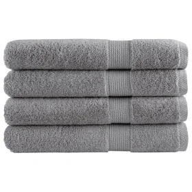 Toallas premium SOLUND 4 unidades gris 100x200 cm 600 gsm de , Toallas - Ref: Foro24-137318, Precio: 99,39 €, Descuento: %