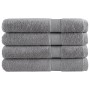 Toallas premium SOLUND 4 unidades gris 100x200 cm 600 gsm de , Toallas - Ref: Foro24-137318, Precio: 106,23 €, Descuento: %