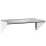 Estante de pared acero inoxidable plateado 100x45x31 cm de , Estantes y estanterías - Ref: Foro24-30272, Precio: 90,54 €, Des...
