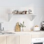 Estante de pared acero inoxidable plateado 100x45x31 cm de , Estantes y estanterías - Ref: Foro24-30272, Precio: 90,54 €, Des...