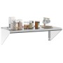 Estante de pared acero inoxidable plateado 100x45x31 cm de , Estantes y estanterías - Ref: Foro24-30272, Precio: 90,54 €, Des...
