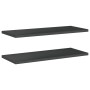 Estantes de pared 2 uds acero inoxidable negro 100x40x3 cm de , Estantes y estanterías - Ref: Foro24-30287, Precio: 65,80 €, ...