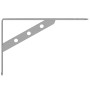 Soportes de estante 4 uds acero inoxidable 23,5x2,5x15,5 cm de , Estantes y estanterías - Ref: Foro24-30298, Precio: 23,21 €,...