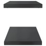 Estantes de pared 2 uds acero inoxidable negro 75x30x3 cm de , Estantes y estanterías - Ref: Foro24-30291, Precio: 46,06 €, D...