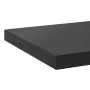 Estantes de pared 2 uds acero inoxidable negro 75x30x3 cm de , Estantes y estanterías - Ref: Foro24-30291, Precio: 45,25 €, D...