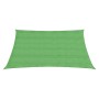 Toldo de vela HDPE verde claro 160 g/m² 3,6x3,6 m de vidaXL, Sombrillas - Ref: Foro24-311275, Precio: 42,70 €, Descuento: %
