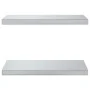 Estantes de pared 2 uds acero inoxidable plateado 50x30x3 cm de , Estantes y estanterías - Ref: Foro24-30285, Precio: 42,51 €...