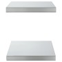 Estantes de pared 2 uds acero inoxidable plateado 50x30x3 cm de , Estantes y estanterías - Ref: Foro24-30285, Precio: 40,80 €...