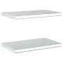Estantes de pared 2 uds acero inoxidable plateado 50x30x3 cm de , Estantes y estanterías - Ref: Foro24-30285, Precio: 42,51 €...