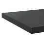 Estantes de pared 2 uds acero inoxidable negro 50x40x3 cm de , Estantes y estanterías - Ref: Foro24-30293, Precio: 45,63 €, D...