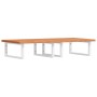 Estante de lavabo de pared de acero y madera maciza de haya de , Tocadores de baño - Ref: Foro24-3302452, Precio: 149,42 €, D...