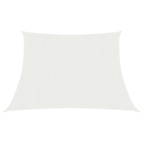 Toldo de vela HDPE blanco 160 g/m² 4/5x4 m de vidaXL, Sombrillas - Ref: Foro24-311271, Precio: 40,99 €, Descuento: %