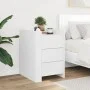 Mesita de noche madera de ingeniería blanco 45x50x65 cm de , Mesitas de noche - Ref: Foro24-848304, Precio: 75,98 €, Descuent...