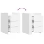 Mesita de noche madera de ingeniería blanco 45x50x65 cm de , Mesitas de noche - Ref: Foro24-848304, Precio: 75,98 €, Descuent...