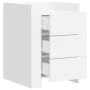 Mesita de noche madera de ingeniería blanco 45x50x65 cm de , Mesitas de noche - Ref: Foro24-848304, Precio: 75,98 €, Descuent...