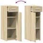 Aparador madera de ingeniería roble Sonoma 30x42,5x93 cm de , Aparadores - Ref: Foro24-846273, Precio: 78,19 €, Descuento: %