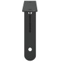 Soportes de estante 4 uds acero inoxidable negro 20x2,5x14 cm de , Estantes y estanterías - Ref: Foro24-30302, Precio: 24,84 ...