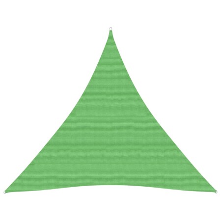 Toldo de vela HDPE verde claro 160 g/m² 4x4x4 m de vidaXL, Sombrillas - Ref: Foro24-311313, Precio: 24,96 €, Descuento: %