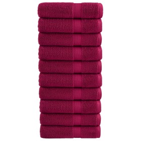 Toallas de ducha SOLUND 10 unidades burdeos 70x140 cm 600 gsm de , Toallas - Ref: Foro24-137214, Precio: 118,34 €, Descuento: %