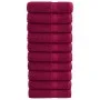 Toallas de ducha SOLUND 10 unidades burdeos 70x140 cm 600 gsm de , Toallas - Ref: Foro24-137214, Precio: 111,39 €, Descuento: %